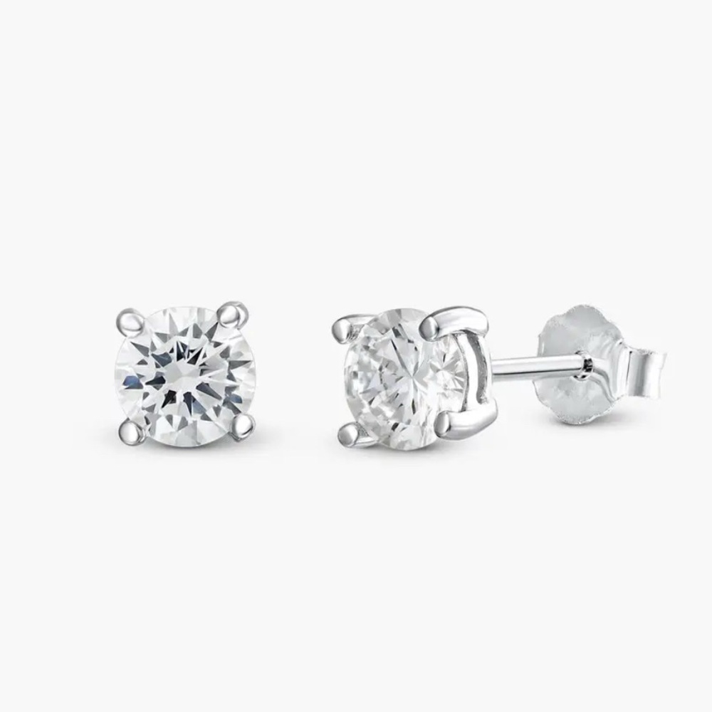 Oak and Luna Cubic Zirconia Earrings